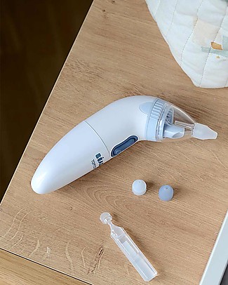 Béaba Tomydoo Electrical Evolutionary Nasal Aspirator - Blue - Different Tips as Baby Grows Kit Toilette Baby