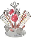 Béaba Tree Bottles Drainer - Pink - Can Stack up to 6 Bottles Baby Bottles Accessories