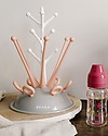 Béaba Tree Bottles Drainer - Pink - Can Stack up to 6 Bottles Baby Bottles Accessories