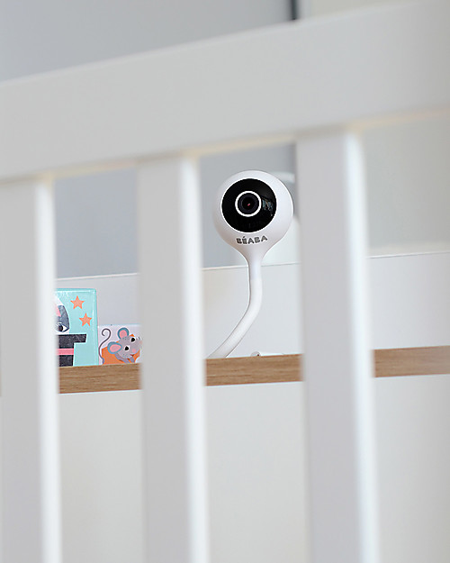 Béaba ZEN Connect Video Baby Monitor - White - Latest Generation Monitoring System Available on Mobile Phone Baby Monitor