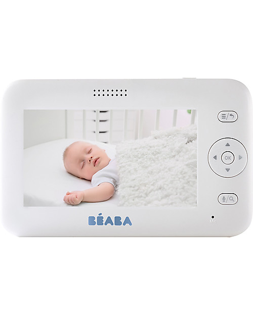 Béaba ZEN+ Video Baby Monitor - High Performance Auto-Rotating Camera with Infra-Red LED and Movement Detectors Baby Monitor
