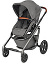Bébé Confort/Maxi Cosi BBC Trio: Lila Stroller + Jade Carrycot + Cabriofix Car Seat, Sparkling Grey Trio and Duo Strollers