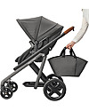 Bébé Confort/Maxi Cosi BBC Trio: Lila Stroller + Jade Carrycot + Cabriofix Car Seat, Sparkling Grey Trio and Duo Strollers