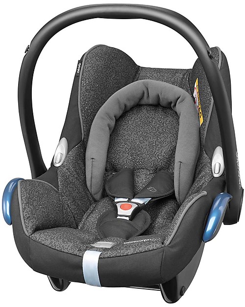 Bébé Confort/Maxi Cosi CabrioFix 0+ Car Seat, Triangle Black - Compatible with Quinny, Baby Jogger, Bugaboo and others Car Seats Group 0+/1