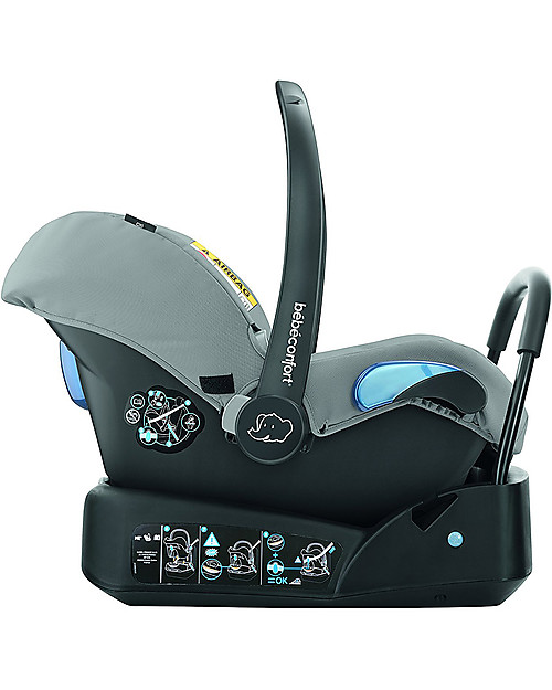 Bébé Confort/Maxi Cosi Citi Car Seat  0+ i-Size, Nomad Grey - 0-12 months, TUV Certification Car Seats Group 0+/1