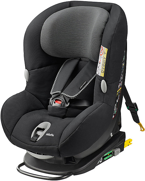 Bébé Confort/Maxi Cosi Convertible Car Seat 0+/1 MiloFix, Black Raven - from birth to 4 years! Car Seats Group 1/2/3