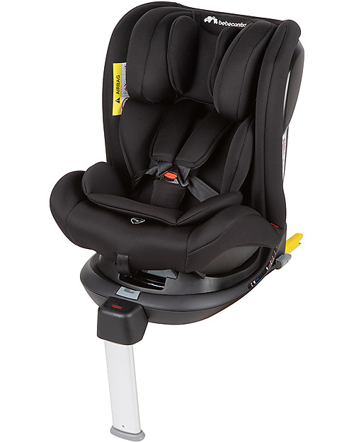 Bébé Confort/Maxi Cosi EvolveFix, 360° Swiveling Car Seat, Night Black - Group 0+/1/2/3 - From Birth to 12 years! Car Seats Group 1/2/3