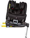 Bébé Confort/Maxi Cosi EvolveFix, 360° Swiveling Car Seat, Night Black - Group 0+/1/2/3 - From Birth to 12 years! Car Seats Group 1/2/3