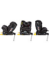 Bébé Confort/Maxi Cosi EvolveFix, 360° Swiveling Car Seat, Night Grey - Group 0+/1/2/3 - From Birth to 12 years! Car Seats Group 1/2/3