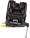 Bébé Confort/Maxi Cosi EvolveFix, 360° Swiveling Car Seat, Night Grey - Group 0+/1/2/3 - From Birth to 12 years! Car Seats Group 1/2/3