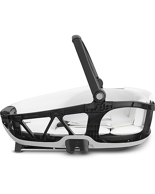 Bébé Confort/Maxi Cosi Jade Carrycot, Sparkling Grey - Up to 6 months, Isofix and R129 Compliant Pram Systems