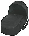 Bébé Confort/Maxi Cosi Laika Soft Carrycot for Strollers, Nomad Black - Up to 6 months, Extra Light! Pram Systems