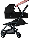 Bébé Confort/Maxi Cosi Laika Soft Carrycot for Strollers, Nomad Black - Up to 6 months, Extra Light! Pram Systems
