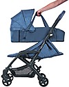 Bébé Confort/Maxi Cosi Laika Soft Carrycot for Strollers, Nomad Blue - Up to 6 months, Extra Light! Pram Systems