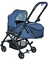 Bébé Confort/Maxi Cosi Laika Soft Carrycot for Strollers, Nomad Blue - Up to 6 months, Extra Light! Pram Systems