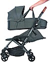 Bébé Confort/Maxi Cosi Laika Soft Carrycot for Strollers, Sparkling Grey - Up to 6 months, Extra Light! Pram Systems