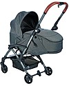 Bébé Confort/Maxi Cosi Laika Soft Carrycot for Strollers, Sparkling Grey - Up to 6 months, Extra Light! Pram Systems