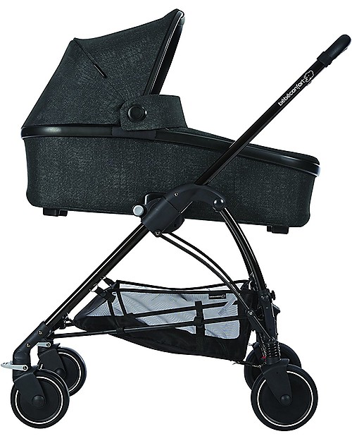 Bébé Confort/Maxi Cosi Oria Carrycot for Strollers, Nomad Black - Up to 6 months, Foldable! Pram Systems
