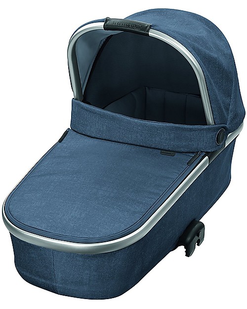 Bébé Confort/Maxi Cosi Oria Carrycot for Strollers, Nomad Blue - Up to 6 months, Foldable! Pram Systems