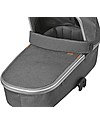 Bébé Confort/Maxi Cosi Oria Carrycot for Strollers, Sparkling Grey - Up to 6 months, Foldable! Pram Systems