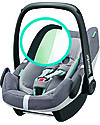 Bébé Confort/Maxi Cosi Pebble Plus Car Seat 0+ e i-Size, Sparkling Grey - 0-12 months, i-Size R129 Approved Car Seats Group 0+/1