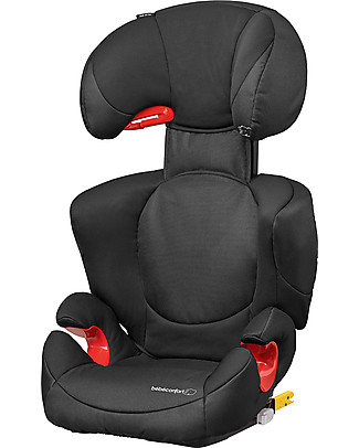 Bébé Confort/Maxi Cosi Rodi Xp Fix Car Seat 2/3 Group, Night Black - From 3.5 to 12 years, Maximum Protection Car Seats Group 2/3