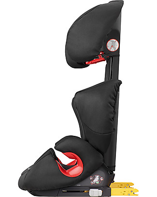 Bébé Confort/Maxi Cosi Rodi Xp Fix Car Seat 2/3 Group, Night Black - From 3.5 to 12 years, Maximum Protection Car Seats Group 2/3