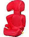 Bébé Confort/Maxi Cosi Rodi Xp Fix Car Seat 2/3 Group, Poppy Red - From 3.5 to 12 years, Maximum Protection Car Seats Group 2/3