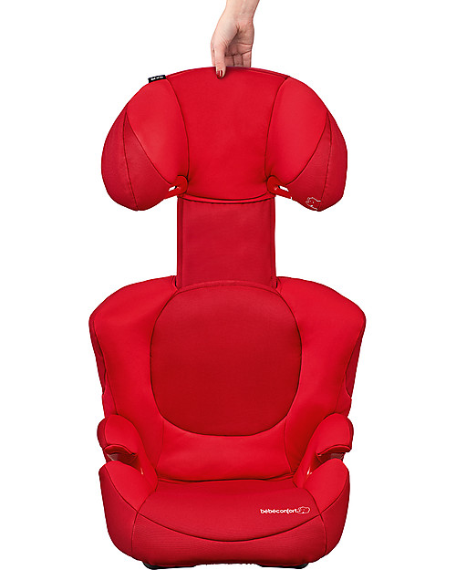 Bébé Confort/Maxi Cosi Rodi Xp Fix Car Seat 2/3 Group, Poppy Red - From 3.5 to 12 years, Maximum Protection Car Seats Group 2/3