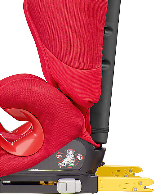Bébé Confort/Maxi Cosi Rodi Xp Fix Car Seat 2/3 Group, Poppy Red - From 3.5 to 12 years, Maximum Protection Car Seats Group 2/3