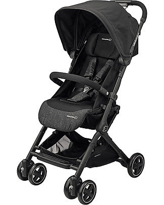 Bébé Confort/Maxi Cosi Stroller Lara, Nomad Black - Only 6 kg Weight, Airline Approved! Lights Strollers