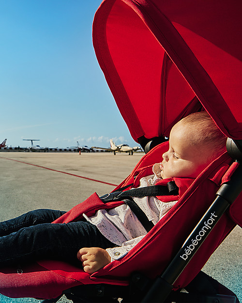 Bébé Confort/Maxi Cosi Stroller Lara, Nomad Red - Only 6 kg Weight, Airline Approved! Lights Strollers