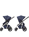 Bébé Confort/Maxi Cosi Stroller Lila, Nomad Blue - Up to 3.5 years, Created with Pediatricians! Double Pushchairs