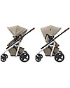 Bébé Confort/Maxi Cosi Stroller Lila, Nomad Sand - Up to 3.5 years, Created with Pediatricians! Double Pushchairs