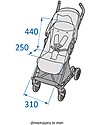 Bébé Confort/Maxi Cosi Stroller Mara - Brave Grey From Birth to 3.5 years - Ultracompact and light Lights Strollers