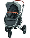 Bébé Confort/Maxi Cosi Stroller Nova 3 Wheels, Sparkling Grey - Up to 3.5 years, hands-free folding! Pushchairs