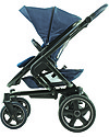 Bébé Confort/Maxi Cosi Stroller Nova 4 Wheels, Nomad Blue - Up to 3.5 years, hands-free folding! Pushchairs