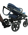 Bébé Confort/Maxi Cosi Stroller Nova 4 Wheels, Nomad Blue - Up to 3.5 years, hands-free folding! Pushchairs