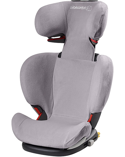 Bébé Confort/Maxi Cosi Summer Cover for RodiFix Airprotect Car Seat, Cool Grey - Terry Cotton Car Seat Accessories