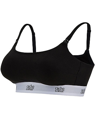 Cache Coeur Absorbent Nursing Bra Bodyguard - Black Nursing Bras
