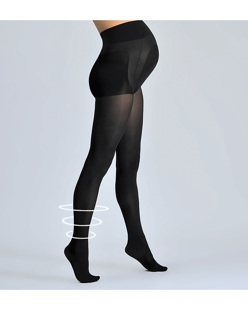 Cache Coeur Activ'Soft, Maternity Compression Tights 70 Denier, Black -  Light legs all day long! woman