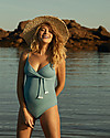 Cache Coeur Manitoba One Piece Maternity Bathing Suit - Sage Swimsuits