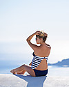 Cache Coeur Marina, Maternity Tankini Swimsuit - Blue and White stripes Swimsuits