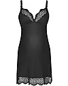 Cache Coeur Maternity and Breastfeeding Nightdress Lollypop - Black - Microfibre Nightdress