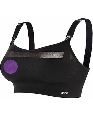 Cache Coeur Maternity and Breastfeeding Sports Bra Woma - Black - Recycled Fibres! Bras