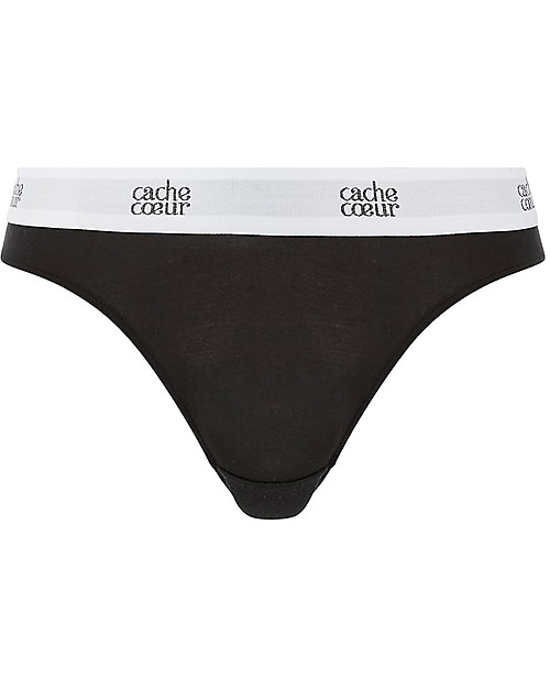 Cache Coeur Maternity and Nursing Bra - Black - Natural Tencel - Soft and Breathable Nursing Bras