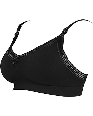 Cache Coeur Maternity and Nursing Bra Milk - Black - Soft bamboo Bras