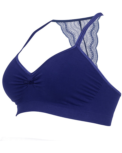 Cache Coeur Maternity and Nursing Bra Serenity, Marine - Soft bamboo fabric! Nursing Bras