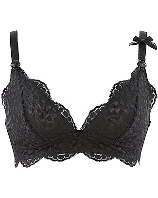 Cache Coeur Maternity and Nursing Triangle Bra Lollypop - Black - Seductive! Nursing Bras