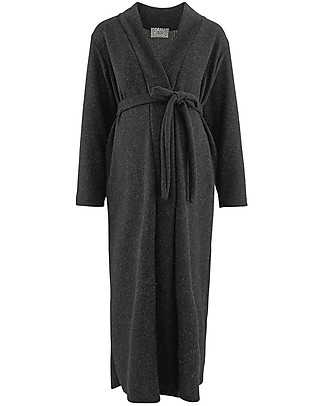 Cache Coeur Maternity Long Cardigan Sweet Home - Black - Ultra Comfy! Robes